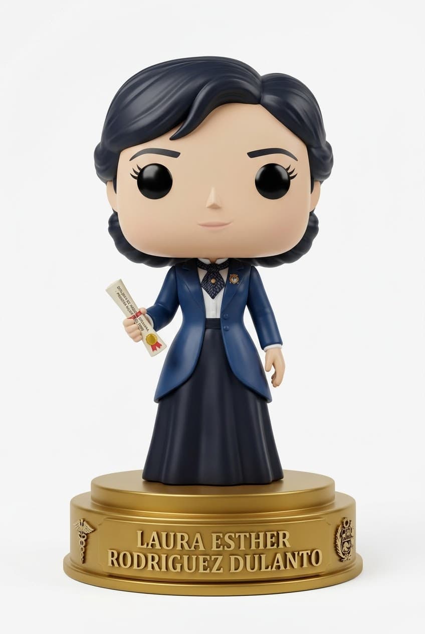 Funko personalizado de Laura Esther Rodriguez Dulanto