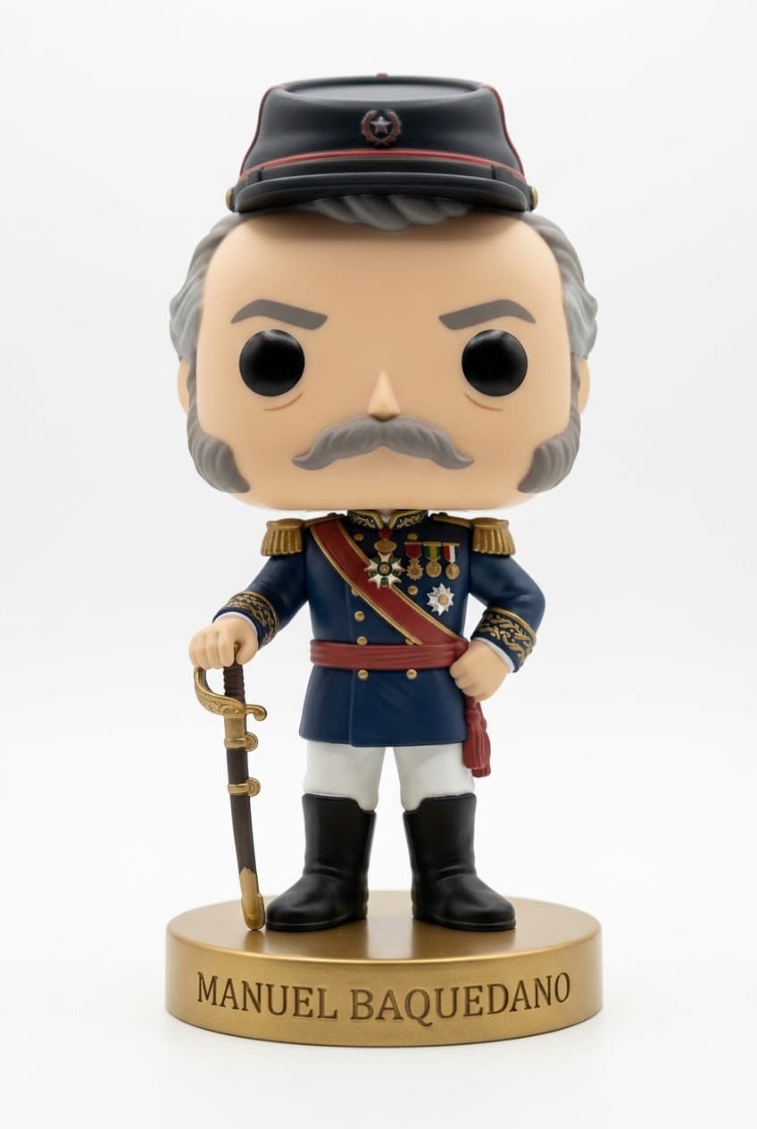 Funko personalizado de Manuel Baquedano